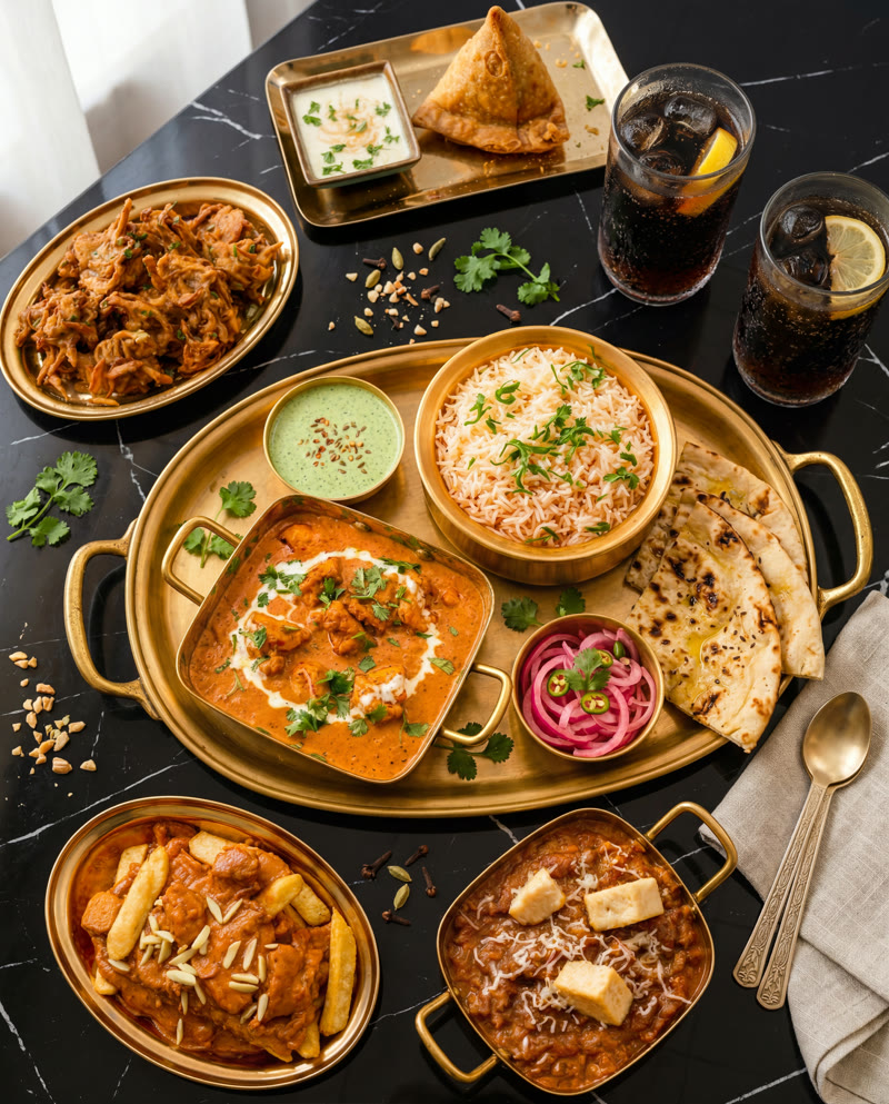 Indian Bites brand typography